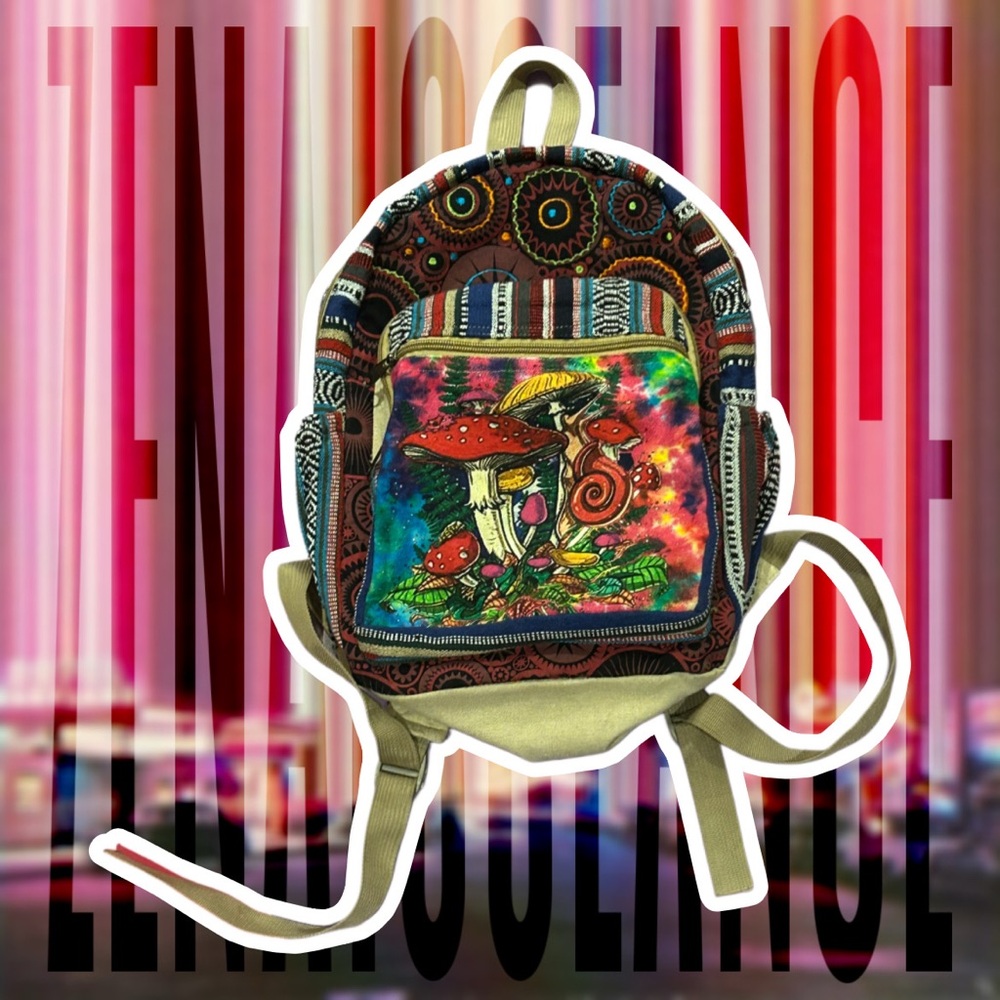 Men’s and Women’s Hippy 2000s Vintage Homemade Bag